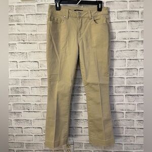 Women’s d.jeans tan colored straight leg pants size 8